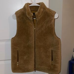 J Crew Fur Vest